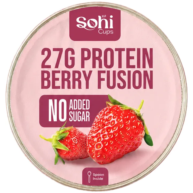 Sohi Berry Fusion protein cup